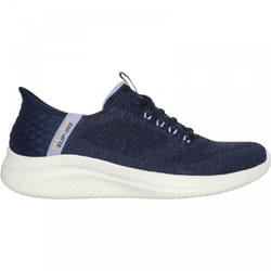 ) Ultra Flex 3.0 Easy Step | Navy/Lavender | Womens Slip Ins Trainers - 6 (Adults'