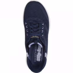 ) Ultra Flex 3.0 Easy Step | Navy/Lavender | Womens Slip Ins Trainers - 7 (Adults'