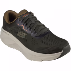 ) D'Lux Walker 2.0 | Olive/Orange | Mens Lace Up Trainers - 6 (Adults'