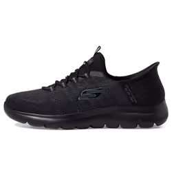 Skechers Men's Summits Key Pace Hands Free Slip-in Loafer Black/Black