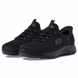 Skechers Men's Summits Key Pace Hands Free Slip-in Loafer  Black/Black