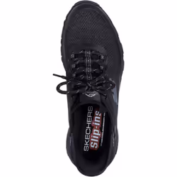 ) Skechers Max Protect Assembly Textile Men's Black Hiking Boots - Black, 9 (Adults'