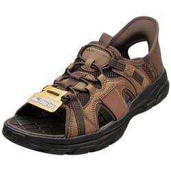 Skechers Slip-ins Revolted Ss Mens Walking Sandals in Dark Brown - 9