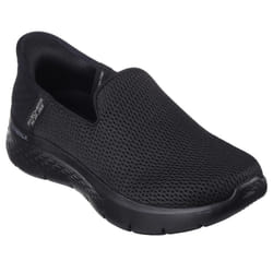 Skechers Women's Hands Free Slip-Ins Go Walk Flex-Relish Sneaker  Black  10.5 Narrow