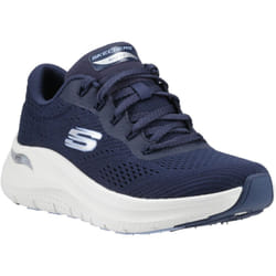 ) Skechers Arch Fit 2.0 - Big League Textile Women's Navy Trainers - Blue, 3 (Adults'