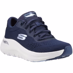 ) Skechers Arch Fit 2.0 - Big League Textile Women's Navy Trainers - Blue, 4 (Adults'