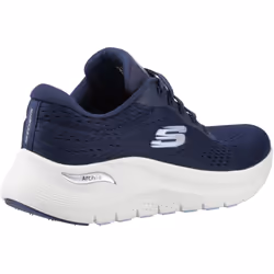) Skechers Arch Fit 2.0 - Big League Textile Women's Navy Trainers - Blue, 4 (Adults'