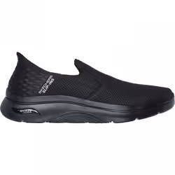 ) Slip-ins: GO WALK Arch Fit 2.0 - Hands Free 2 | Black | Men's Casual Trainer Shoes - 7 (Adults'