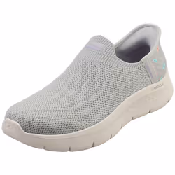 Skechers Slip-ins Go Walk Flex Womens Slip On Trainers in Grey Lavender - 6