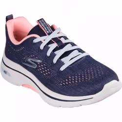 ) GO WALK Arch Fit 2.0 - Vivid Sunset | Navy/Hot Pink | Women's Comfort Supportive Trainers - 3 (Adults'