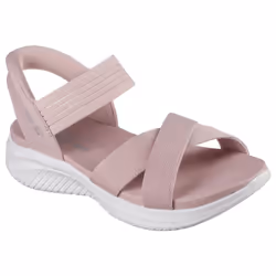 Skechers Women's Ultra Flex 3.0-Never Netter Hands Free Slip-Ins Sandal  Blush  8
