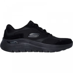 ) Arch Fit 2.0 - The Keep | Black | Men's All-Day Comfort & Supportive Trainers - 12 (Adults'