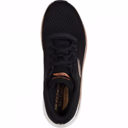 ) Arch Fit 2.0 Glow The Distance | Black/Rose Gold | Women's Mesh Arch-fit Trainers - 3 (Adults'