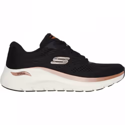 ) Arch Fit 2.0 Glow The Distance | Black/Rose Gold | Women's Mesh Arch-fit Trainers - 7 (Adults'