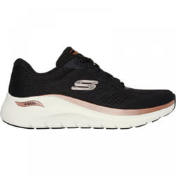 ) Arch Fit 2.0 Glow The Distance | Black/Rose Gold | Women's Mesh Arch-fit Trainers - 7 (Adults'