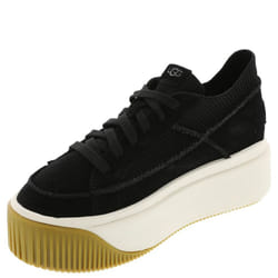 UGG Women's EZ-DUZZIT LACE Sneaker  Black  8