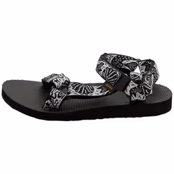 Teva Original Universal Womens Walking Sandals in Black White - 7