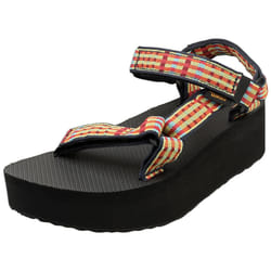 Teva Flatform Universal Womens Walking Sandals in Black Multicolour - 7