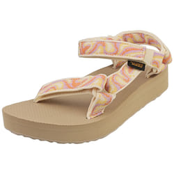 Teva Midform Universal Womens Walking Sandals in Neon Fade Coconut - 5