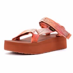 ) Teva Flatform Universal Women's Sunscape Scarlet Sandals - Red, 5 (Adults'