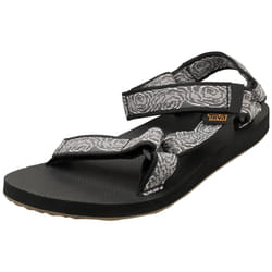 Teva Original Universal Mens Walking Sandals in Black Grey - 10
