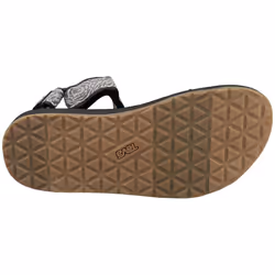 Teva Original Universal Mens Walking Sandals in Black Grey - 10