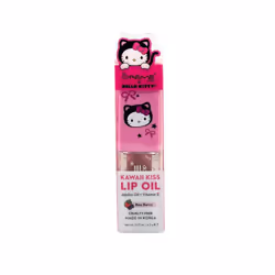 The Crme Shop x Hello Kitty Kawaii Kiss Lip Oil Hydrating Lip Oil with Jojoba Oil Vitamin E Boo Berry