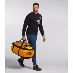 The North Face Base Camp Duffel L duffel bag 95 L Polyester Black, Yellow - Additional view 5
