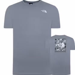 The North Face Men's Box Exploration T-Shirt - Grey, Large