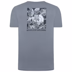 The North Face Men's Box Exploration T-Shirt - Grey, Large