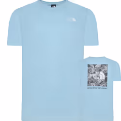 The North Face Men's Box Exploration T-Shirt - Blue, Medium