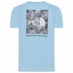 The North Face Men's Box Exploration T-Shirt - Blue, Medium