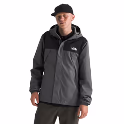THE NORTH FACE Men's Antora Waterproof Jacket (Standard and Big Size) Smoked Pearl/TNF Black-NPF X-Large