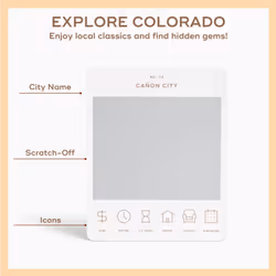 Reach International Outfitters Colorado Adventure Bucket List: 50 Scratch-Off Cards for Outdoor Activities  Tourist Attractions  and Road Trips - Perf