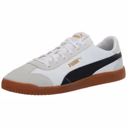 PUMA Men's Club 5V5 Sneaker  White Black-Feather Gray  10.5