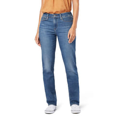Levi Strauss Signature Gold Women's Modern Straight Jeans Available Size  Mystic Waters  26 Plus Short
