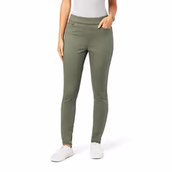 Levi Strauss Signature Gold Women's Totally Shaping Pull-on Skinny Jeans Available in Plus Size Cool Sage 12