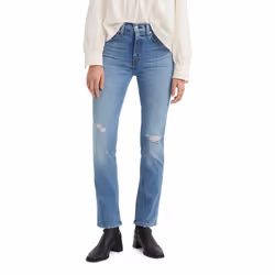 Levi's Women's 724 High Rise Straight Jeans Also Available in Plus  New Blue