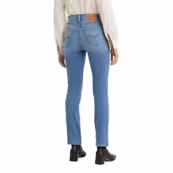 Levi's Women's 724 High Rise Straight Jeans Also Available in Plus  New Blue
