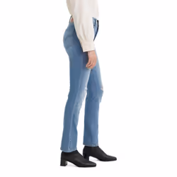 Levi's Women's 724 High Rise Straight Jeans Also Available in Plus  New Blue
