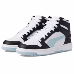 PUMA Women's Rebound Layup Sneaker  White-Frosted Dew Black  9