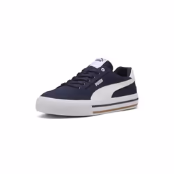 PUMA Men's Court Classic Vulc Sneaker  New Navy White  10