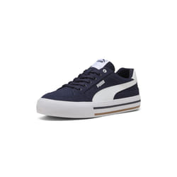 PUMA Men's Court Classic Vulc Sneaker  New Navy White  10