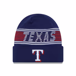 New Era Texas Rangers Sport Knit Beanie Hat