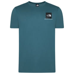The North Face Mens Small Box Logo T-Shirts - Mallard Blue, Large