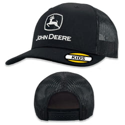 John Deere Baseball Cap Trucker Hat 53083345Bk Youth Current Baseball Cap Trucker Hat Trademark BKWH Black