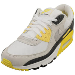 Nike Air Max 90 Mens Fashion Trainers in White Grey - 10.5