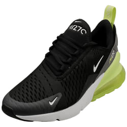 Nike Air Max 270 Kids Fashion Trainers in Black White Lemon - 3