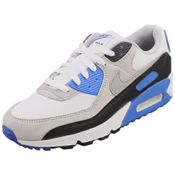 Nike Air Max 90 Mens Fashion Trainers in White Grey Black - 11 UK