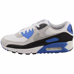 Nike Air Max 90 Mens Fashion Trainers in White Grey Black - 11 UK